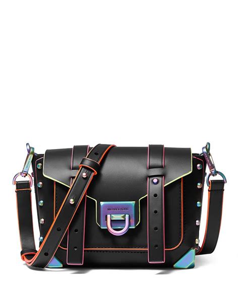 iridescent michael kors|MICHAEL Michael Kors Manhattan Small Iridescent Messenger .